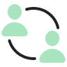 Connected People Icon