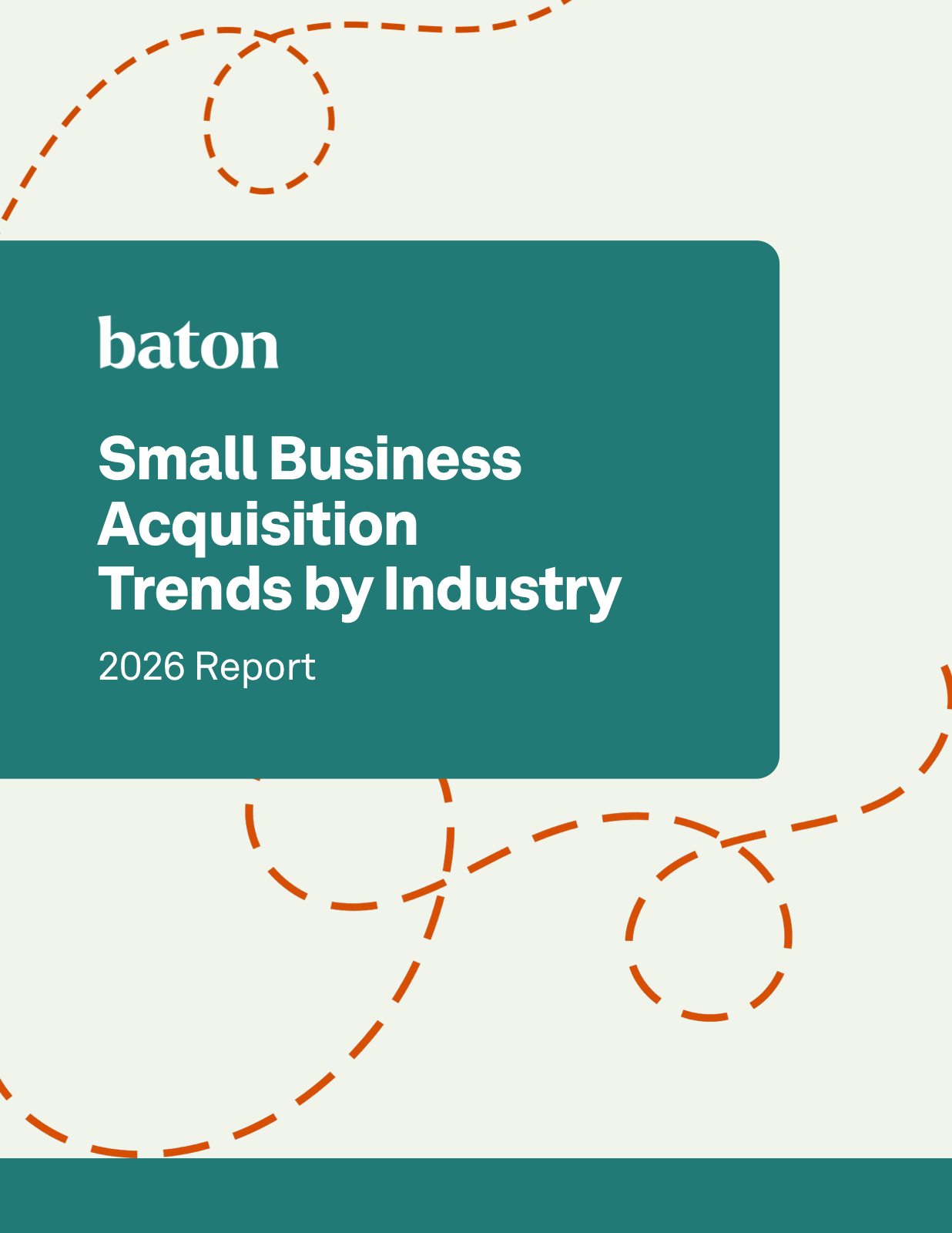Small Business Acquisition Trends by Industry 2026 — Report Cover